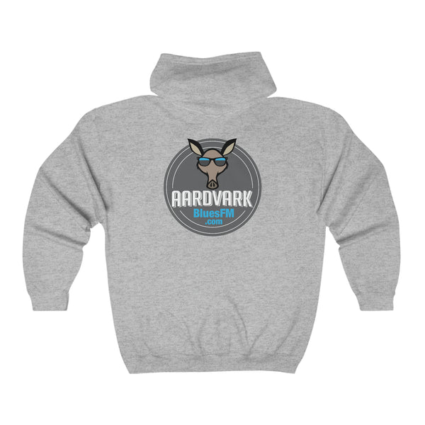 Aardvark Blues FM Unisex Heavy Blend™ Full Zip Hooded Sweatshirt